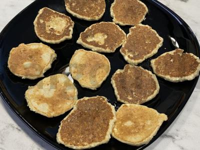 Varškės-avižiniai mini blynai pagrindine nuotrauka