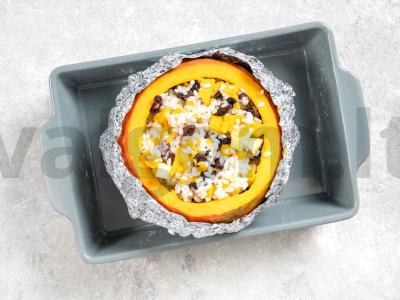 Ryžių košė moliūge Žingsnis 9