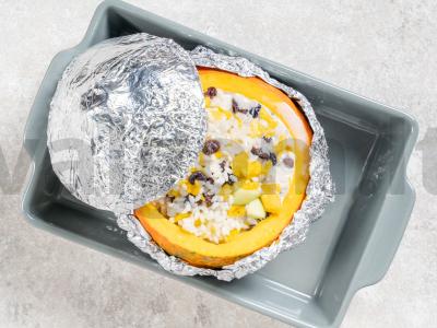 Ryžių košė moliūge Žingsnis 11