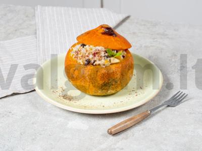 Ryžių košė moliūge pagrindine nuotrauka