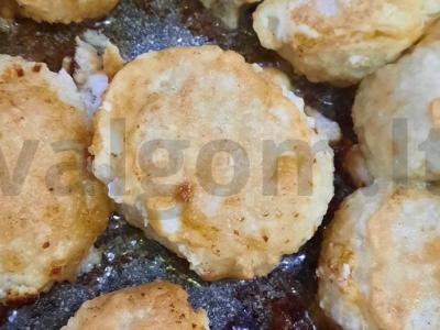 Žuvies kotletai su manų kruopomis Žingsnis 6