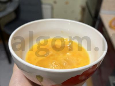 Tortilija su kumpiu ir sūriu Žingsnis 1