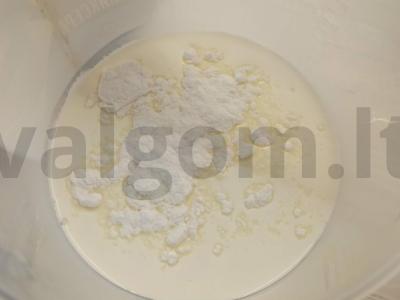 Kremas „Švelnumas“ Žingsnis 1