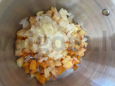 Vinegretas su skaniu žirneliu Žingsnis 4