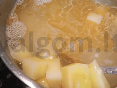 Lašišų žuvies sriuba Žingsnis 2