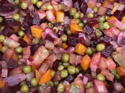 Vinegretas su skaniu žirneliu pagrindine nuotrauka