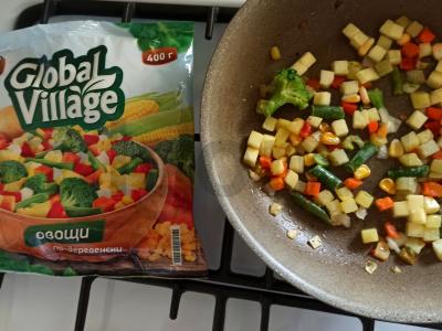 Ryžiai su daržovėmis kaimiškai Žingsnis 2