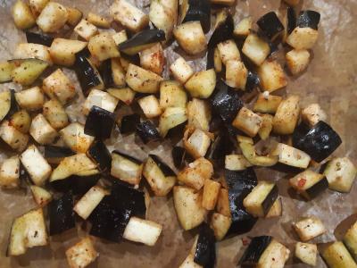 Skani bulguro patiekalas su baklažanais Žingsnis 4