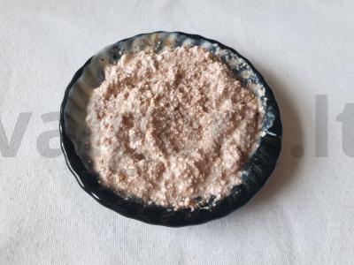 Varškės desertas „Žvaigždėtas dangus“ Žingsnis 1