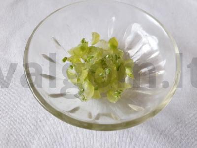 Varškės desertas „Žvaigždėtas dangus“ Žingsnis 2