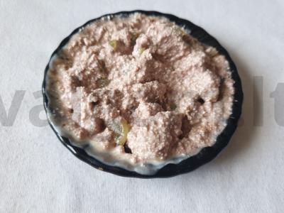 Varškės desertas „Žvaigždėtas dangus“ Žingsnis 3