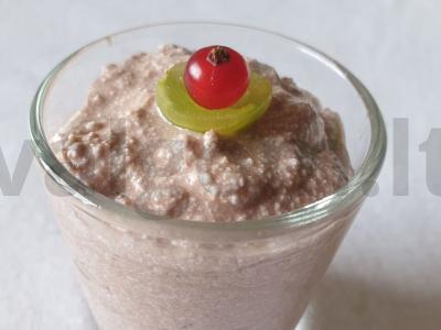 Varškės desertas „Žvaigždėtas dangus“ pagrindine nuotrauka