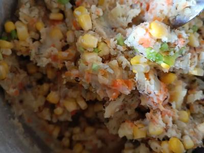 Bulvių kotletai su daržovėmis Žingsnis 4