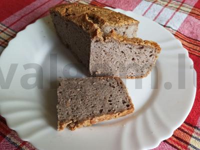 Dietinis duona iš žalios grikių Žingsnis 3