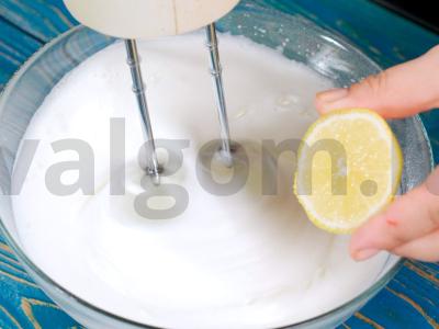 Be cukraus meringų ritinys. Sveika mityba su Olga Žingsnis 3