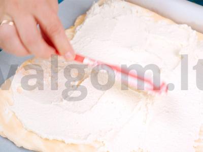 Be cukraus meringų ritinys. Sveika mityba su Olga Žingsnis 9