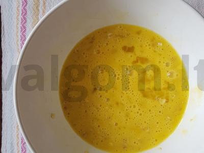 Avižų blynas su kalmarais Žingsnis 1