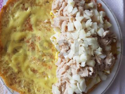 Avižų blynas su kalmarais Žingsnis 7