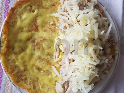 Avižų blynas su kalmarais Žingsnis 8