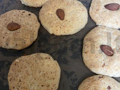 Varškės sausainiai su migdolais Žingsnis 3