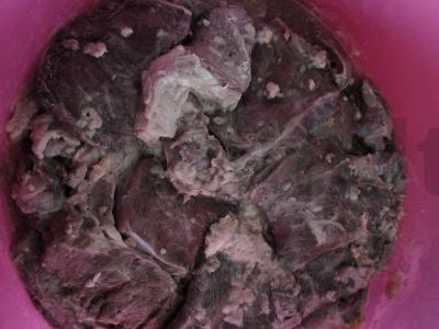 Prancūziškas švelnus mėsa Žingsnis 1