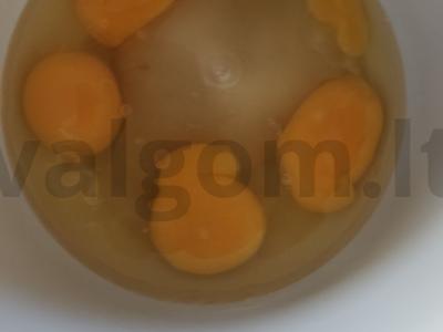 Abrikosų pyragas su grietine Žingsnis 1