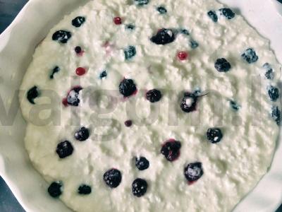 Varškės apkepas su juodaisiais serbentais Žingsnis 3