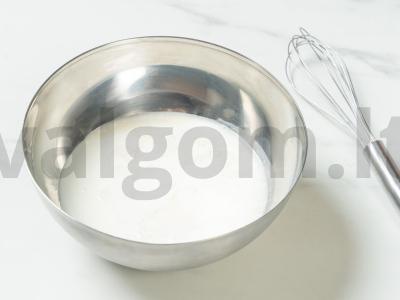 Tešla iš rūgštaus pieno Žingsnis 2