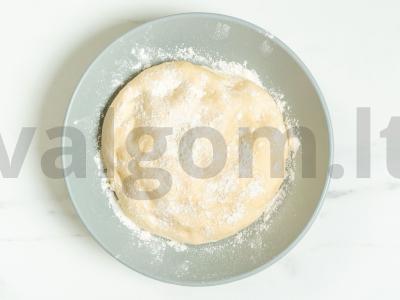 Tešla iš rūgštaus pieno Žingsnis 6