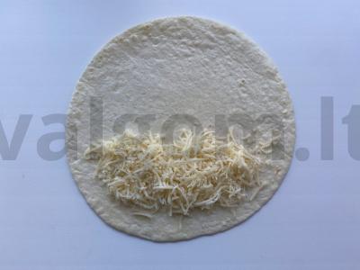 Tortilija su daržovių ir mėsos įdaru Žingsnis 2