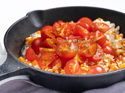 Daržovių troškinys su karneroli ryžiais Žingsnis 2