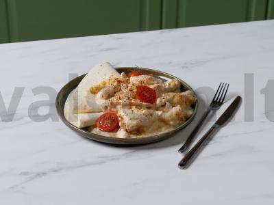 Vištienos filė grietinėje keptuvėje pagrindine nuotrauka