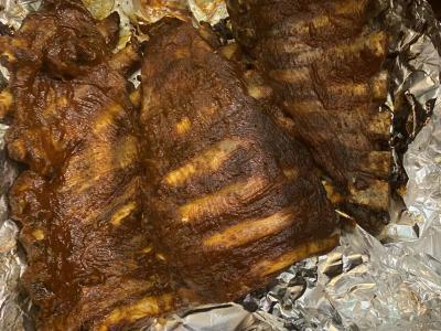 Kiaulienos šonkauliukai ant grilio orkaitėje Žingsnis 3