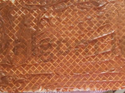 Vaflinis tortas su šokoladu ir kondensuotu pienu Žingsnis 1