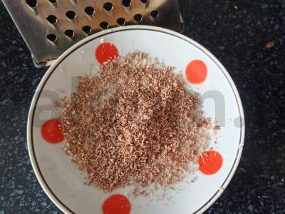 Vaflinis tortas su šokoladu ir kondensuotu pienu Žingsnis 2