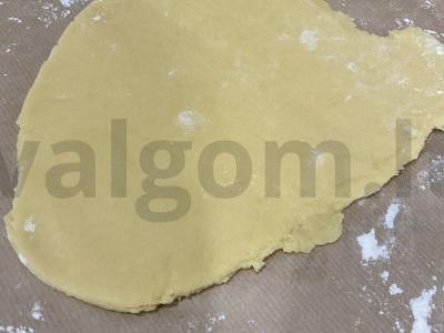 Sausainių tešla pagrindine nuotrauka