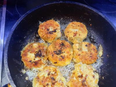 Žirnių kotletai Žingsnis 4