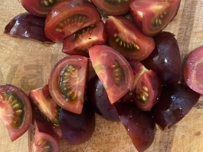 Daržovių salotas su balzaminiu padažu Žingsnis 2