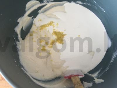 Vyšnių sūrio pyragas Žingsnis 6