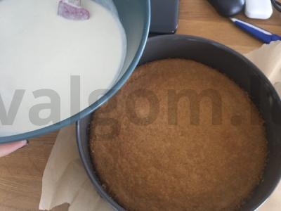 Vyšnių sūrio pyragas Žingsnis 7