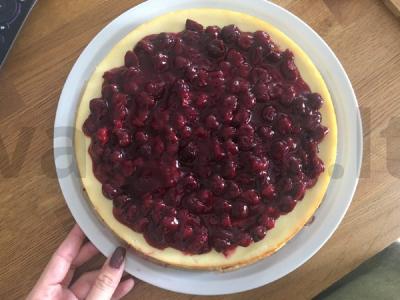 Vyšnių sūrio pyragas Žingsnis 11