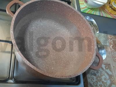 Žiedinės kopūstų apkepas su sūriu ir česnaku Žingsnis 2