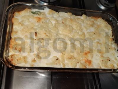 Žiedinės kopūstų apkepas su sūriu ir česnaku Žingsnis 9