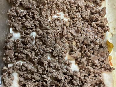 Namų lasagna su faršu, daržovėmis ir sūriu Žingsnis 7