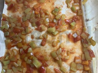 Namų lasagna su faršu, daržovėmis ir sūriu Žingsnis 8