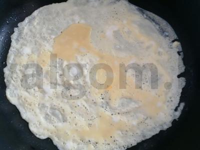 Salotas su rūkytu sūriu „Voratinklis“ Žingsnis 2