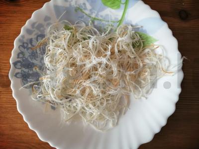 Salotas su rūkytu sūriu „Voratinklis“ Žingsnis 5