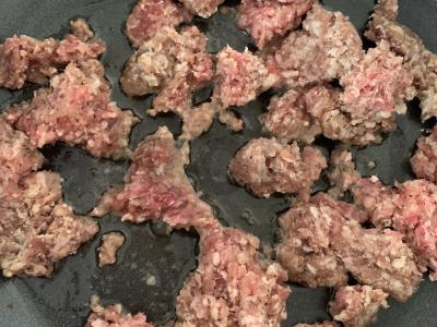 Spagečiai bolonjeze vakarienei Žingsnis 1