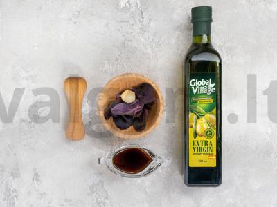 Pomidorai su mocarela ir baziliku Žingsnis 2