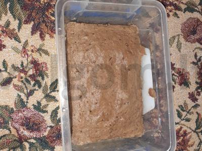 Baltymų apkepas su bananais mikrobangų krosnelėje Žingsnis 3